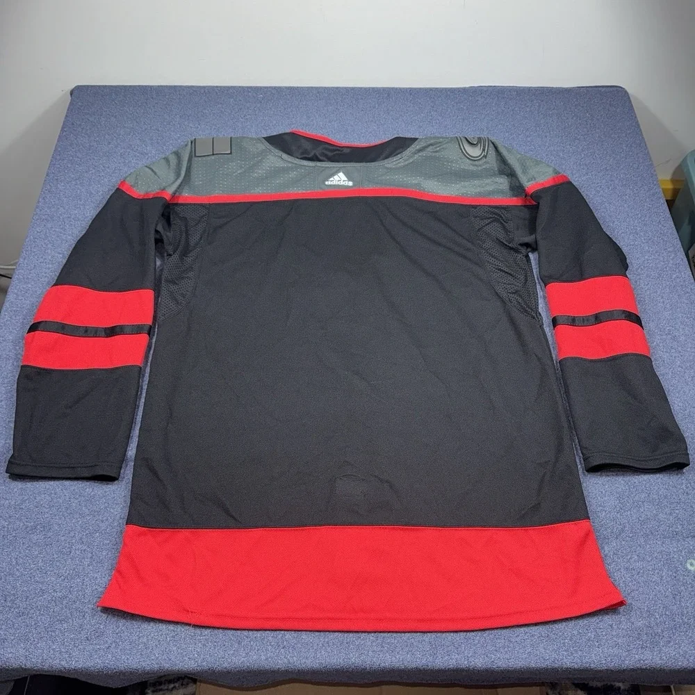 Carolina Hurricanes Adidas PrimeGreen MiC Authentic Black Flag Jersey - 52